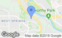 Map of Hidden Valley, AB