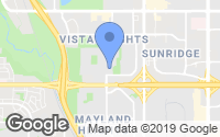 Map of Hidden Valley, AB