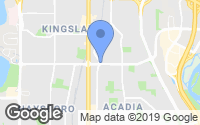 Map of Hidden Valley, AB