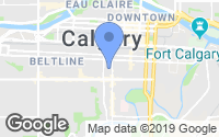 Map of Hidden Valley, AB
