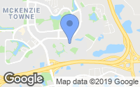 Map of Hidden Valley, AB
