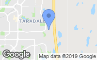 Map of Hidden Valley, AB