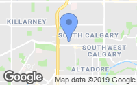 Map of Hidden Valley, AB
