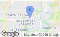 Map of Hidden Valley, AB