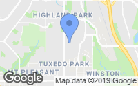 Map of Hidden Valley, AB