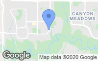 Map of Hidden Valley, AB