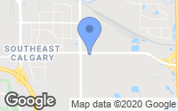 Map of Hidden Valley, AB
