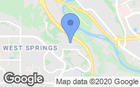 Map of Hidden Valley, AB