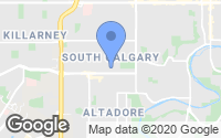 Map of Hidden Valley, AB