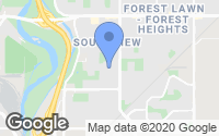 Map of Hidden Valley, AB