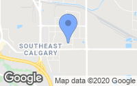 Map of Hidden Valley, AB