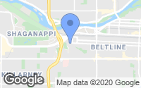 Map of Hidden Valley, AB