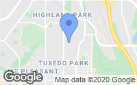 Map of Hidden Valley, AB
