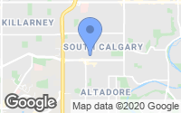 Map of Hidden Valley, AB